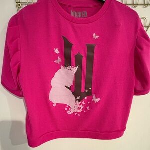 Universal Studios Wicked Collection Galinda Hot Pink Short Sleeve Top